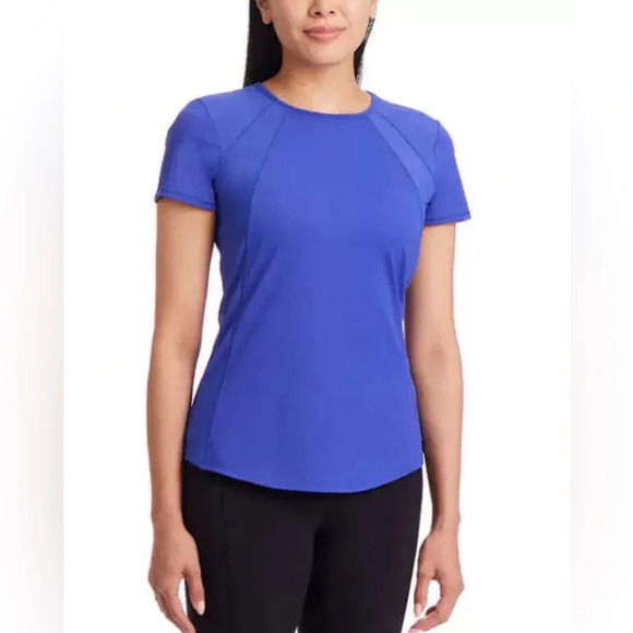 Spyder Ladies' Short Sleeve Active Top XXL NWOT Blue (Perineal) XXL - Picture 3 of 9